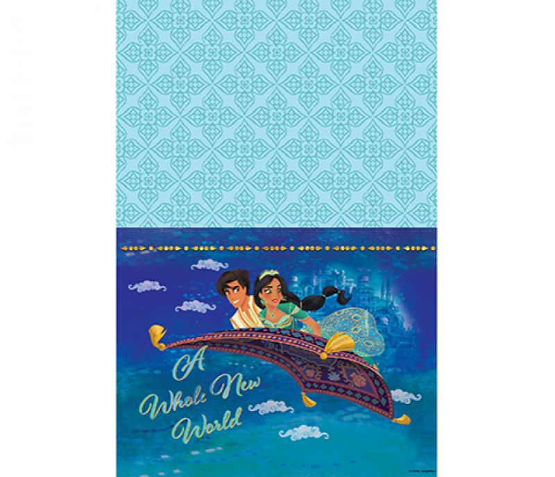 Vibrant 137cm x 243cm paper tablecover, perfect for parties and easy clean-up, adds style and protection to any table.