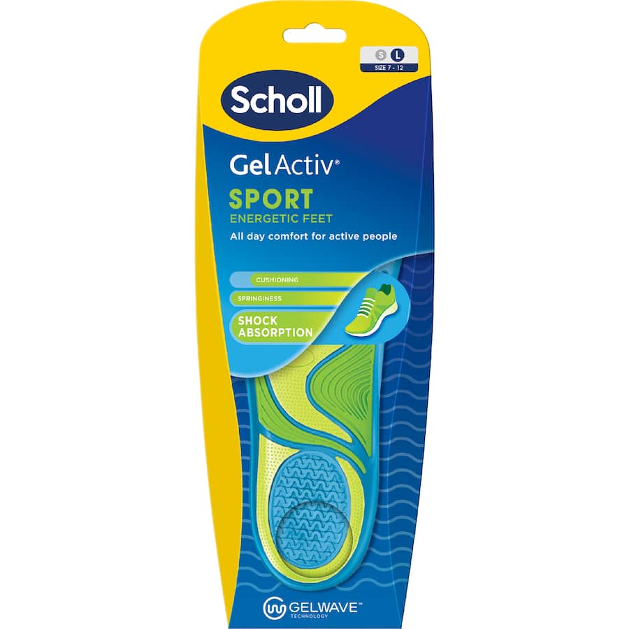 Scholl Gel Activ Insoles Sport Large - 1 pair