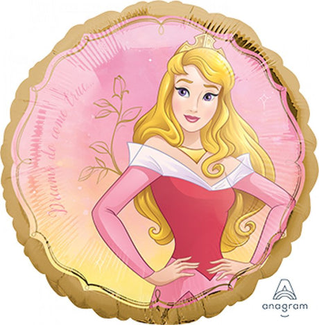 Vibrant 45cm self-sealing foil balloon with a whimsical fairy tale design, perfect for parties and celebrations.