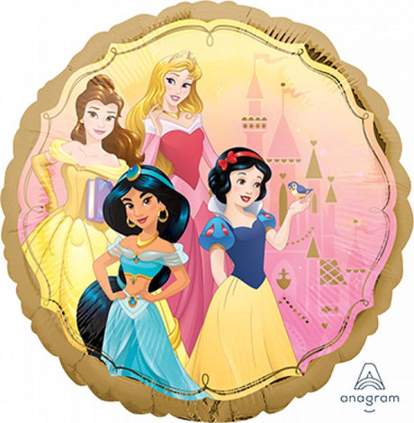 45cm Disney Princesses foil balloon, self-sealing, perfect for themed parties and celebrations.