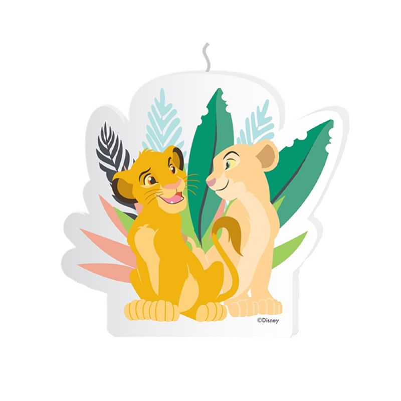 9cm Lion King Candle features intricate details celebrating Simba, adds warmth and enchantment to any space.