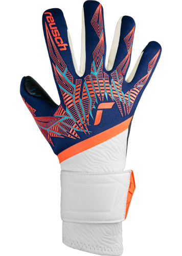 Gloves - Reusch Pure Contact Fusion - Blue/Orange/Black - Size 10