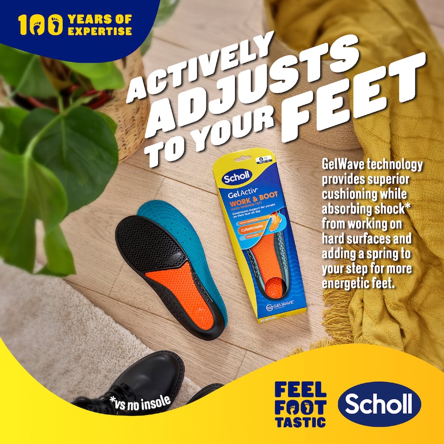 Scholl Gel Activ Insoles Work & Boot Small 1 pair
