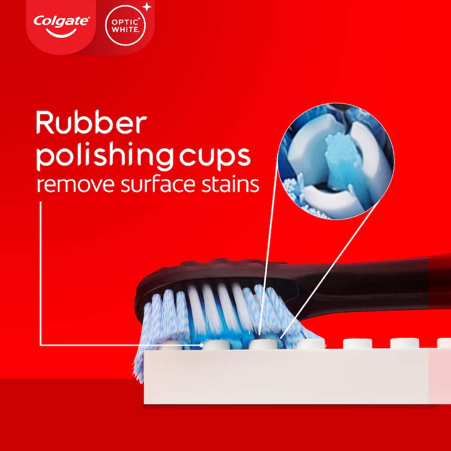 Colgate Optic White Battery Brush Refills 2pack
