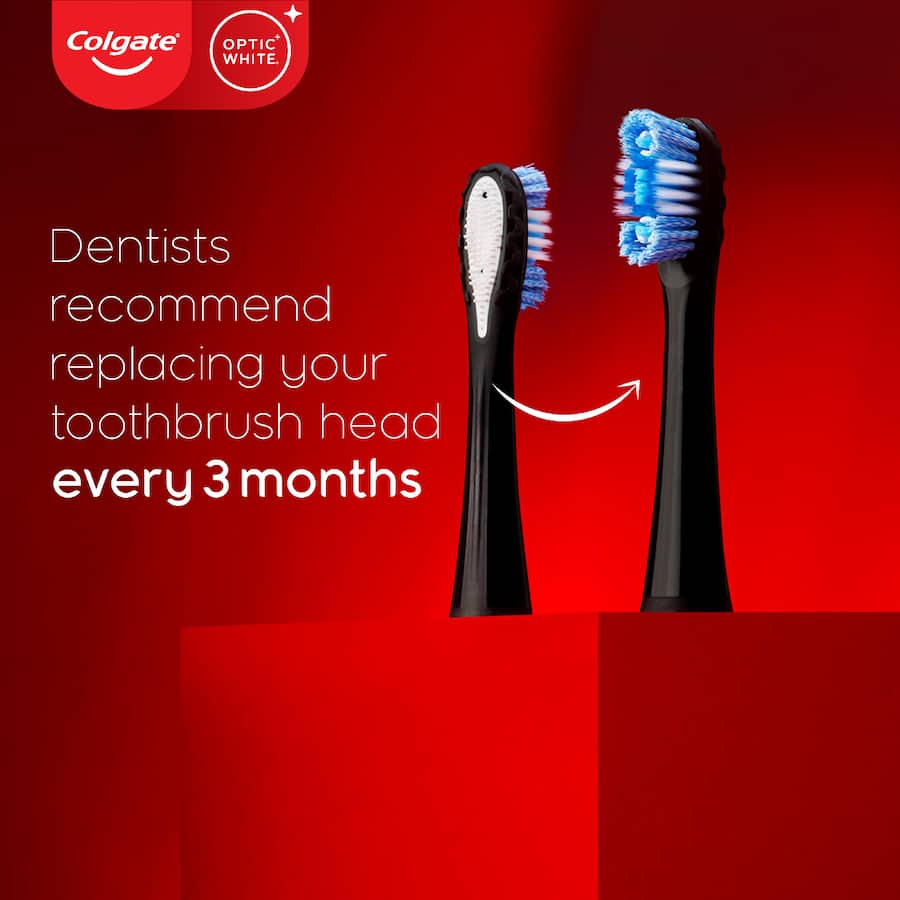 Colgate Optic White Battery Brush Refills 2pack