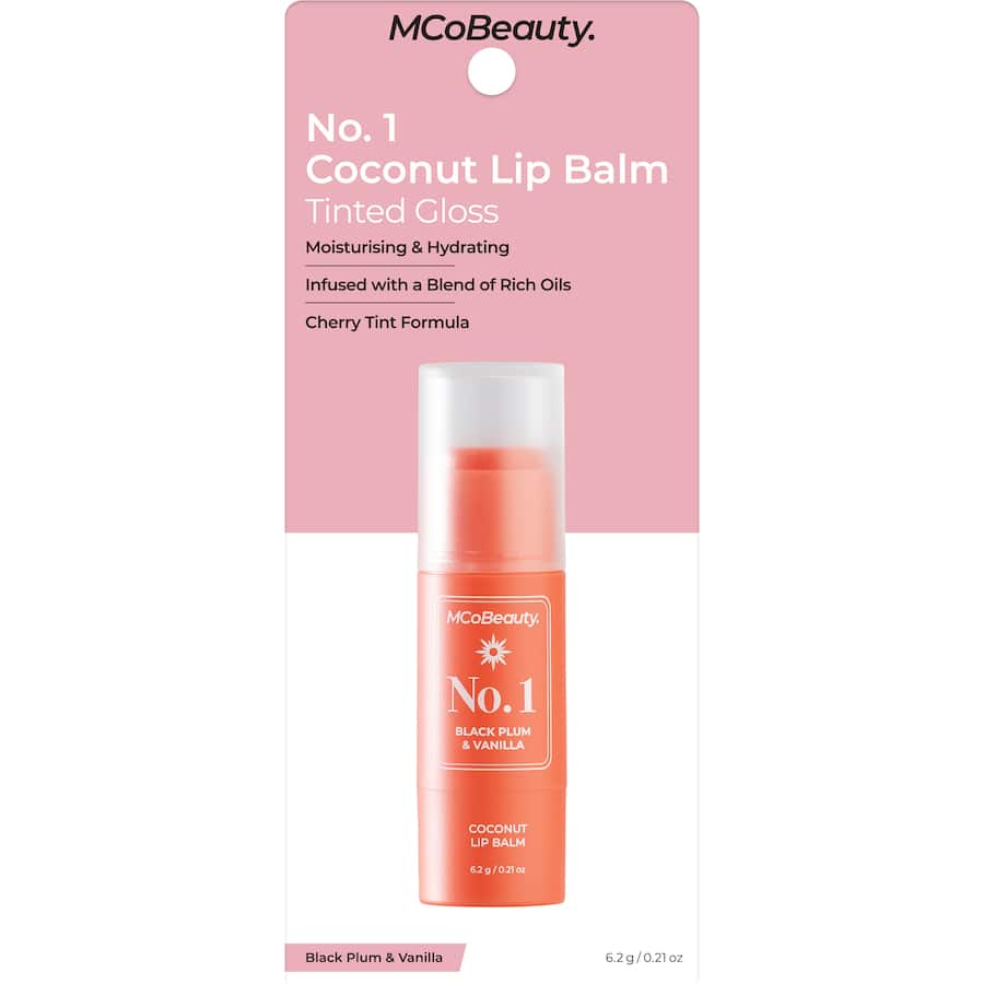 Mcobeauty Lip Balm No. 1 Black Plum & Vanilla 6.2g