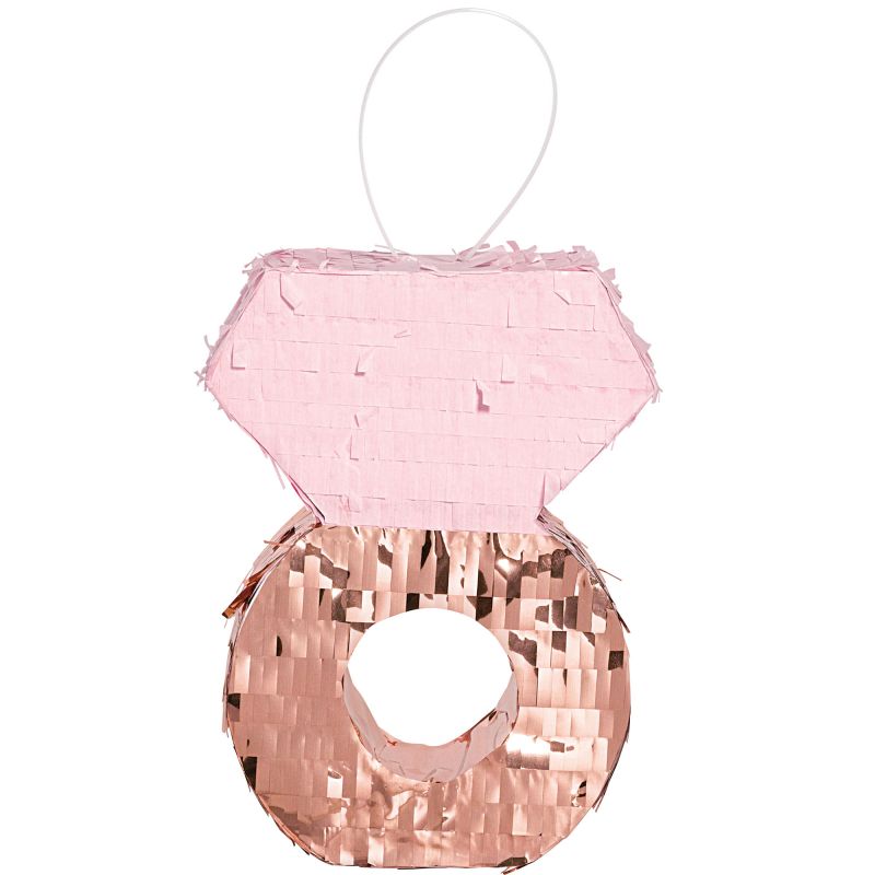 Elegant blush mini decoration for weddings, measuring 16cm x 12cm, perfect for adding charm to reception tables.