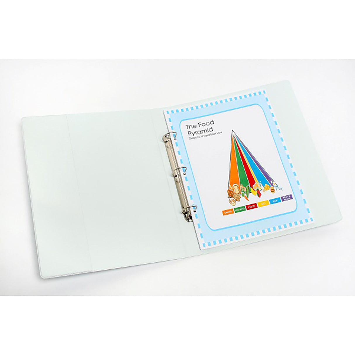 Marbig A3 Ring Binder with clear overlay for customization, 38mm PVC design, ideal for organizing documents and art.