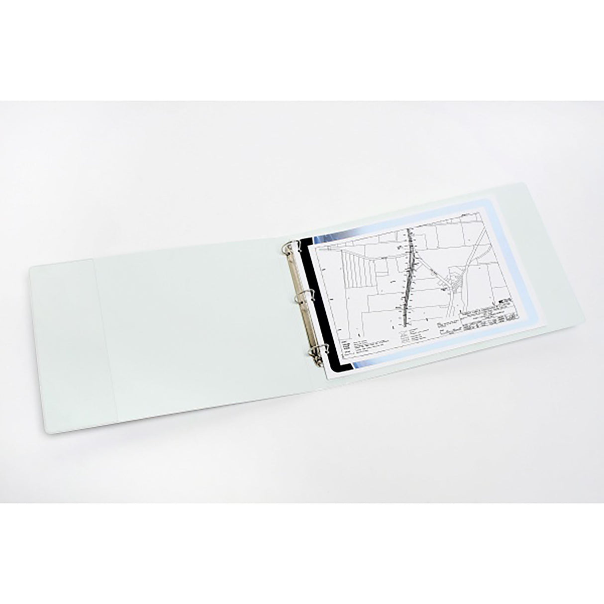 Marbig A3 Clearview Ring Binder with 38mm capacity, durable PVC, customizable cover, and internal pockets for storage.