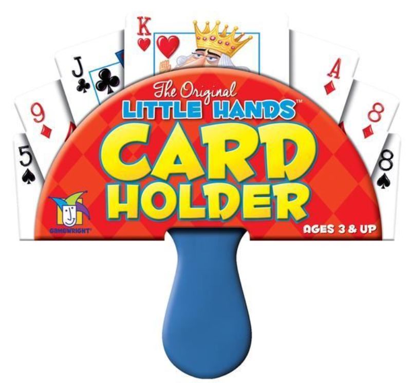 Little Hand Card Holder in use, securely holding multiple cards for easy gameplay and enhancing the card gaming experience.