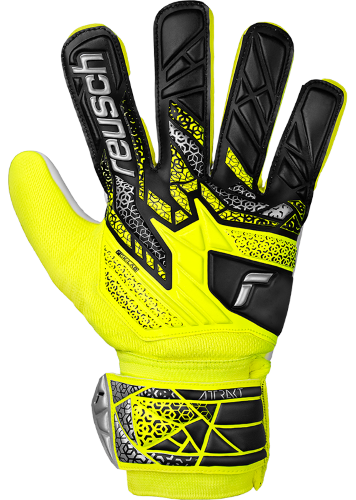 Gloves - Attrakt Starter Solid - Safety Yellow/Silver - Size 8
