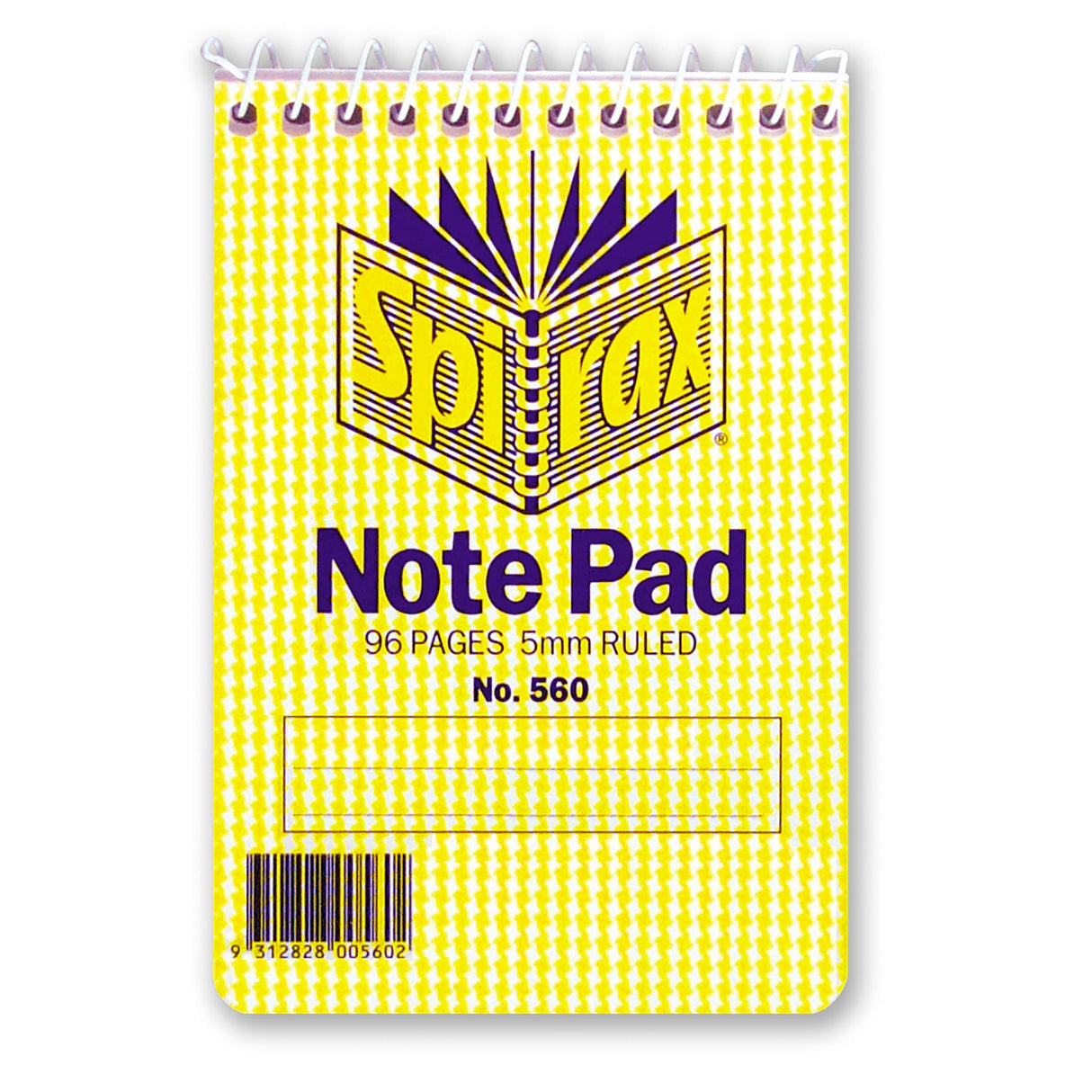 Spirax 560 Note Book T/O 96 Pg 112x77