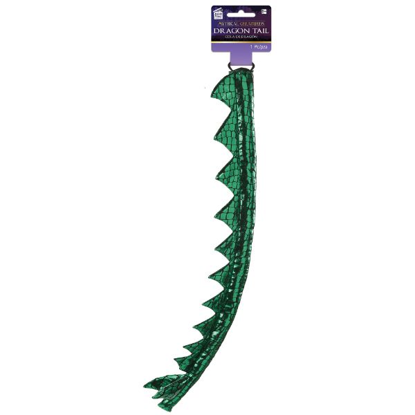 Colorful dragon-shaped tail accessory for costume play and imaginative fun.