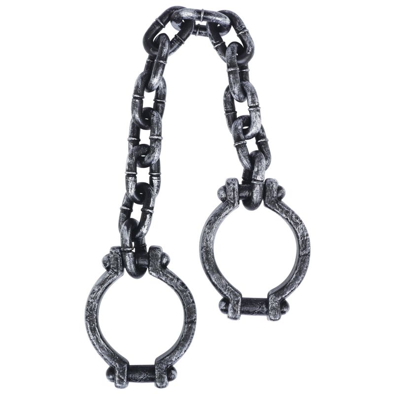 87cm plastic shackle chain for lifting, towing, and securing loads, offering durability and lightweight handling.