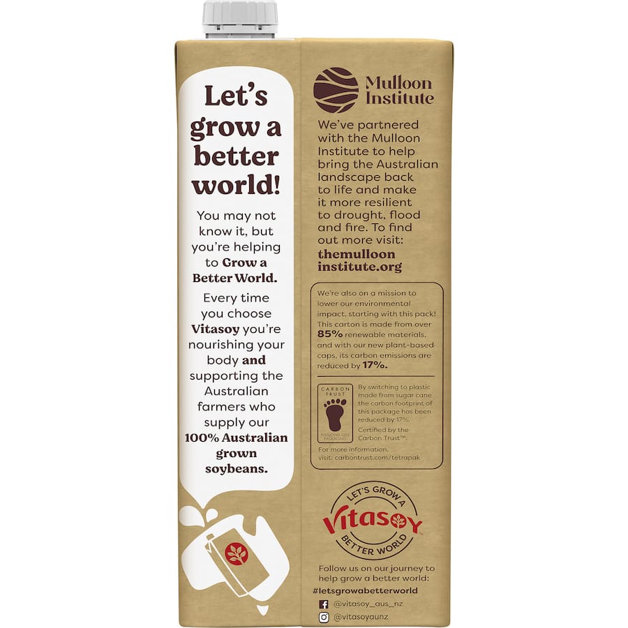 Vitasoy Soy Milk Protein Plus Carton 1L