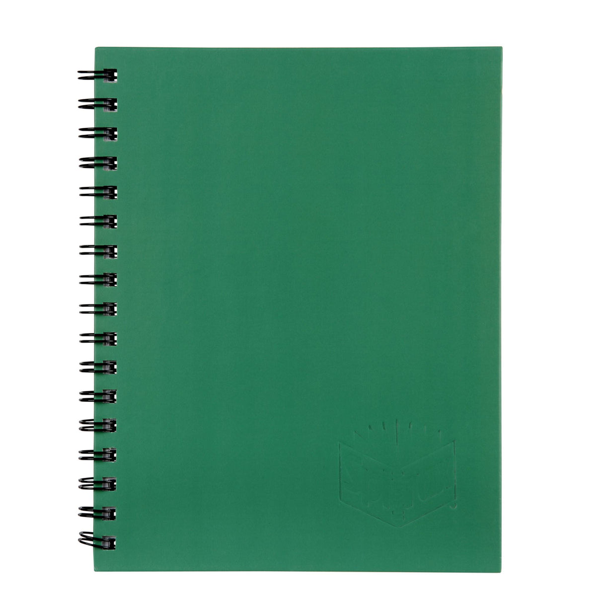 SPIRAX 511 Hard Cover Book in green, 225x175mm, 200 pages with 7mm ruled lines and sturdy binding, perfect for note-taking.