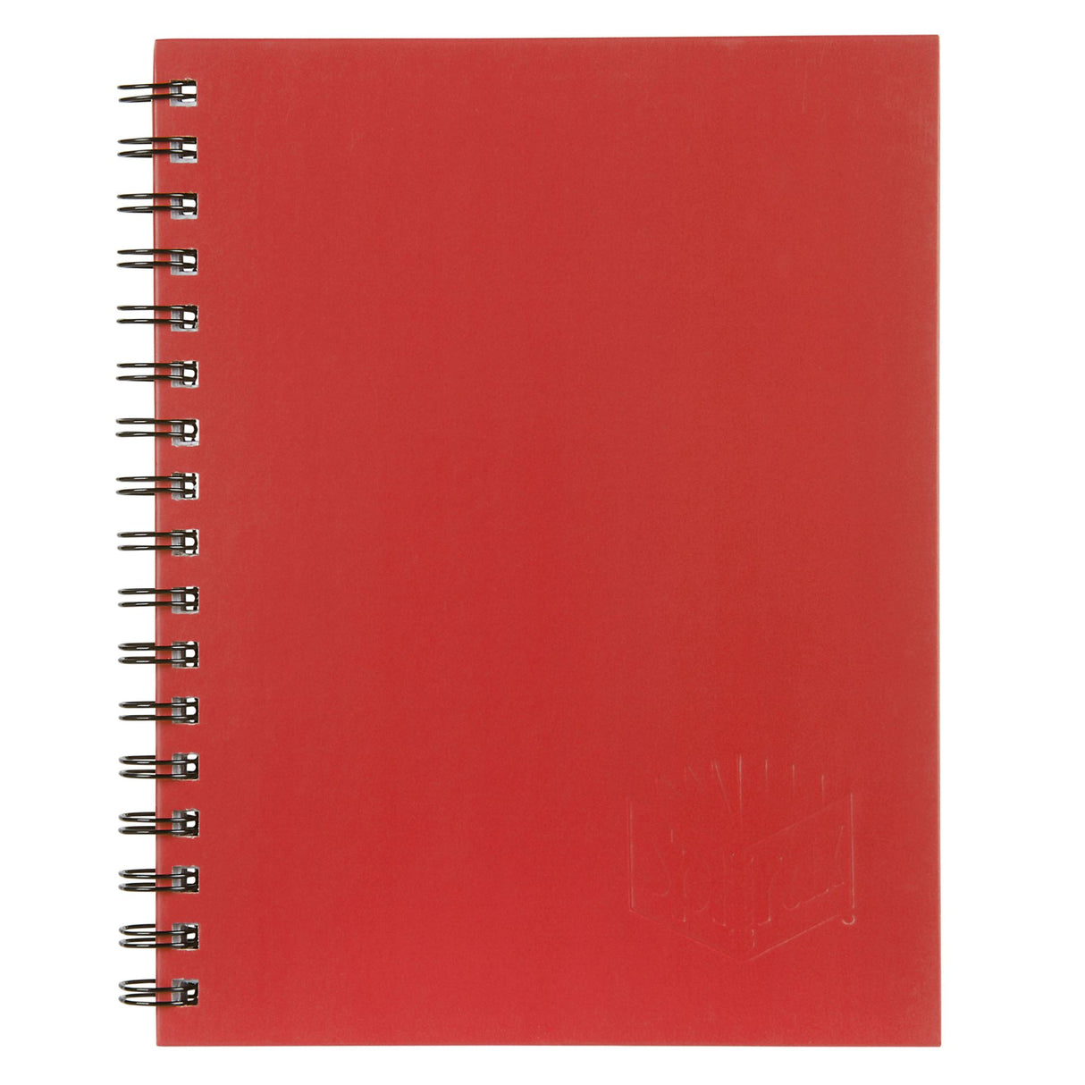 SPIRAX 511 Hard Cover Book with 200 pages, 225x175mm size, red ruled lines, twin wire binding, and sturdy cover.