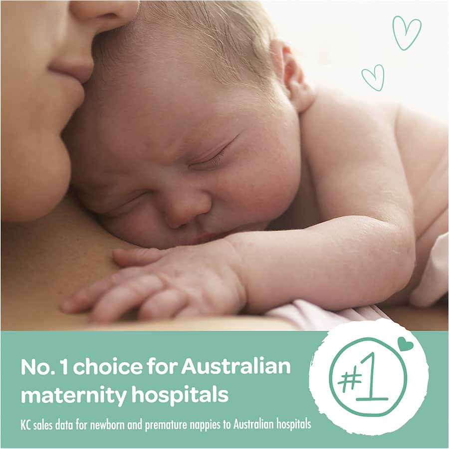 Huggies Newborn Nappies Boys & Girls Up To 5kg Size 1 108pack