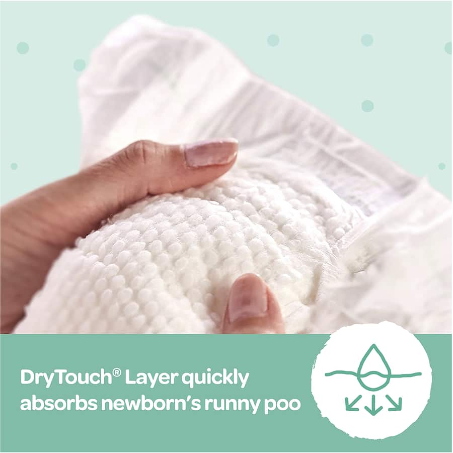 Huggies Newborn Nappies Boys & Girls Up To 5kg Size 1 108pack