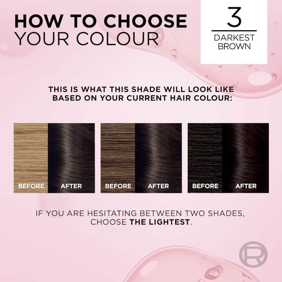 Loreal Excellence Hair Colour Darkest Brown 3
