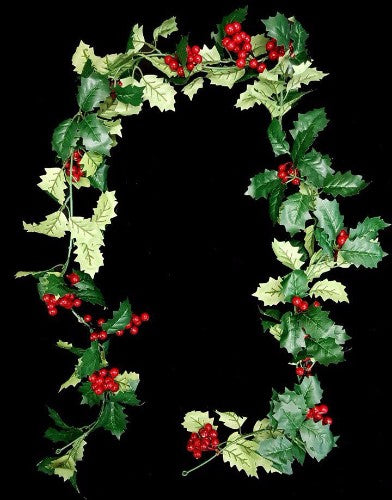 Holly Garland with Berries - 1.8M