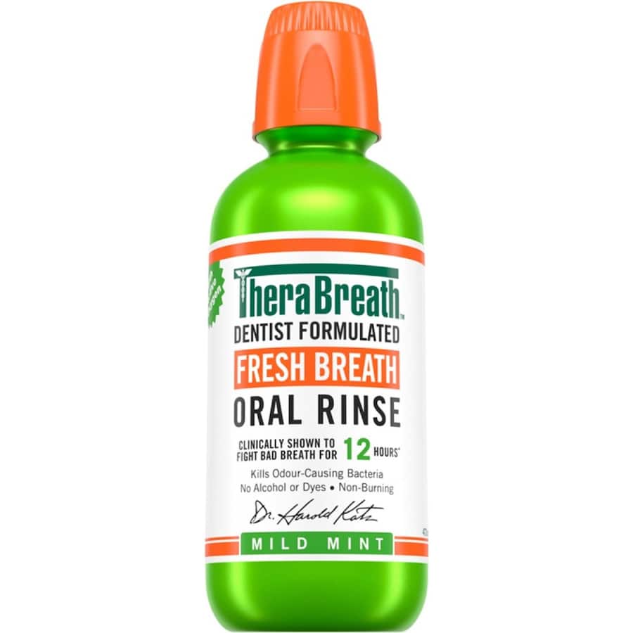 Therabreath Mouthwash Mild Mint 473mL
