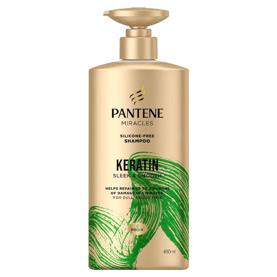Pantene Miracles Shampoo Keratin Sleek & Smooth 650mL