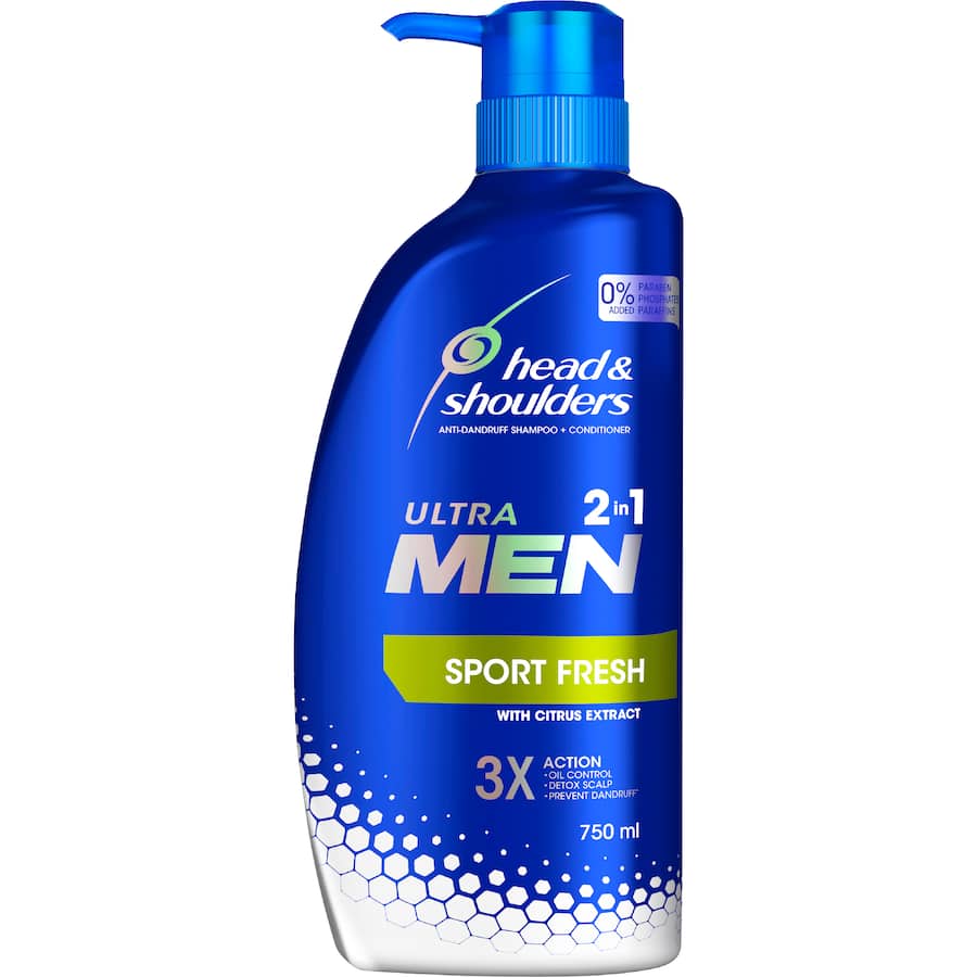 Head & Shoulders Shampoo & Conditioner Ultra Men 2n1 Sport Fresh 750mL