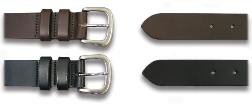 Taurus Leather Belt - Black (Size: 120)