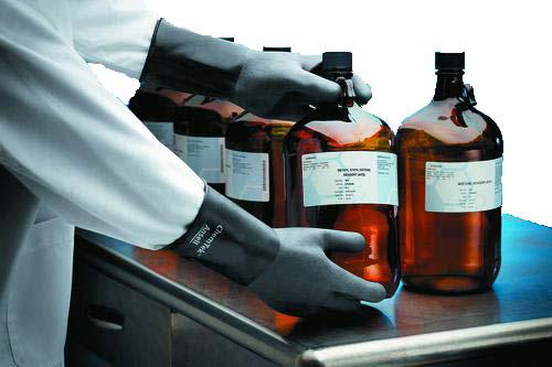 Ansell AlphaTec 38-612 Butyl/Viton Gloves 8-10 (Pair) - Standard (Size: 08)