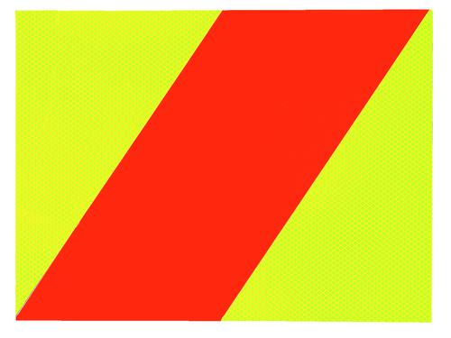 Transport Sign | Reflective Hazard Panel W400mm x H300mm