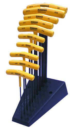 Bondhus T-Handle Wrench key Set 10Piece