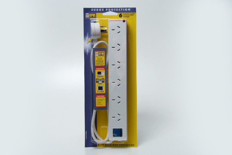 HPM 6 Way Powerboard 10A with Overload Protection