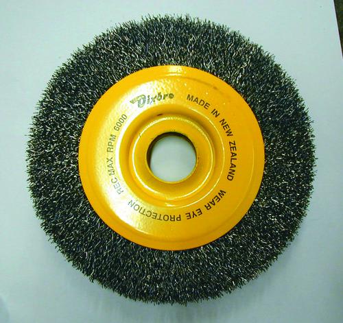 Dixbro Wire Wheels Crimp W100 Multi-Bore 100mm x 19/25mm (Each)
