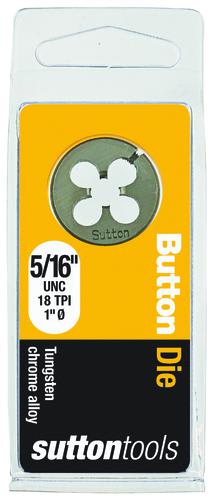 DIE BUTTON CIRC SPLT 1" DIA UNC 3/8"
