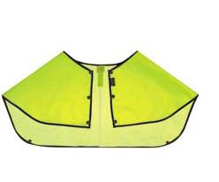 Styx Mill Dome Cape - Sleeveless - Fluoro Yellow - S1