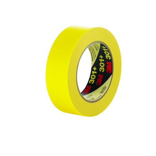 3M 301+ Performance Masking Tape Yellow 18mm x 55m 1 (Roll)