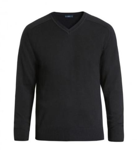 NNT Merino Wool V-Neck Sweater CATE2B - Black (Size: 2XL)