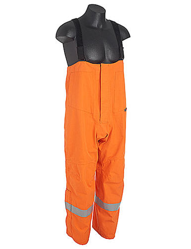 ARCPRO, 13cal Hi Vis Flame Resistant Bib Trouser - Orange (Size: XL)