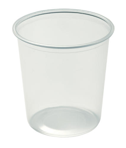 Huhtamaki 880ml Round PP Container Natural 880ml 50 (Pack)