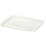 Huhtamaki LTP Rect Lid fits TP Trays Natural 35/pack x 6/case (Pack)