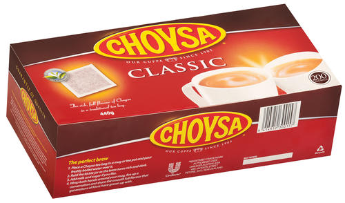 Choysa Classic Tagless Teabags 200 teabags (Box)