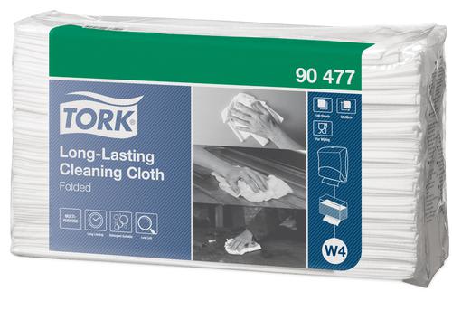 Tork W4 Long Lasting Cleaning Cloth 90477 38cm x 42cm (Pack of 100)