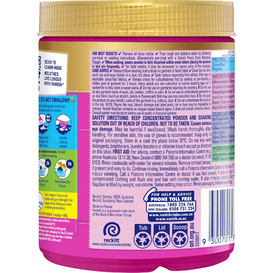 Vanish Gold Stain Remover Powder  500g