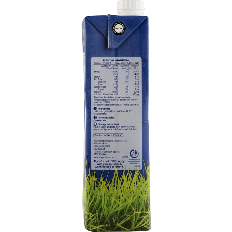 Woolworths Milk Standard Uht Carton 1L