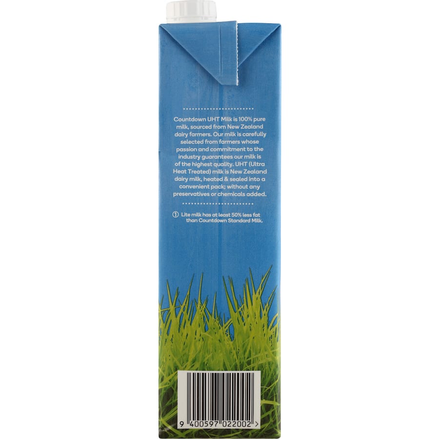 Woolworths Milk Lite Uht Carton 1L