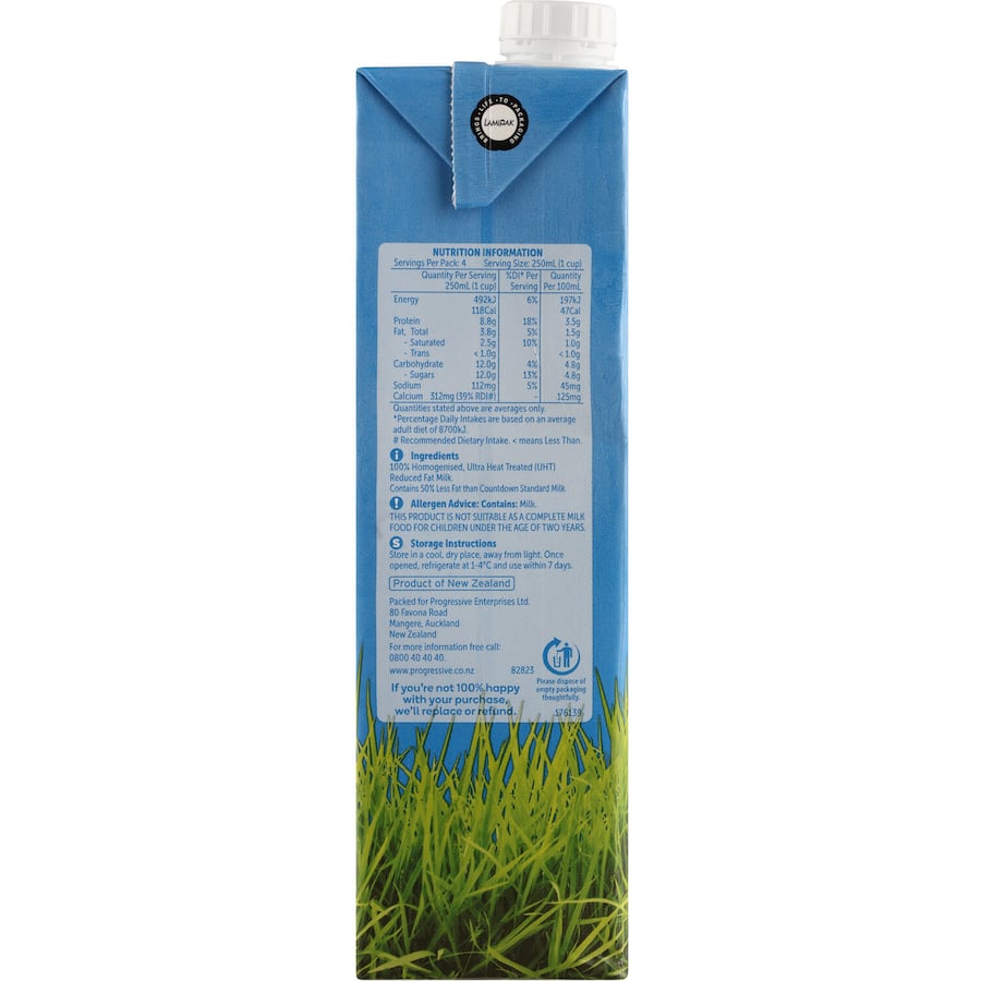 Woolworths Milk Lite Uht Carton 1L