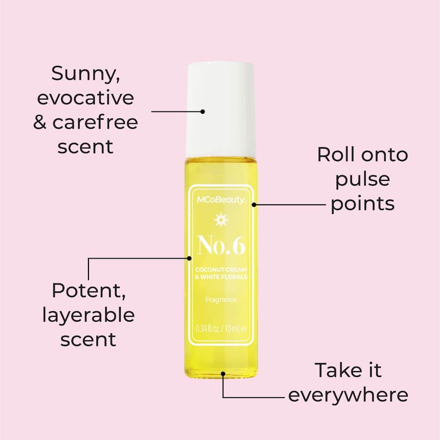 Mcobeauty Fragrance Roll On No.6 Coconut Cream & Florals 10mL