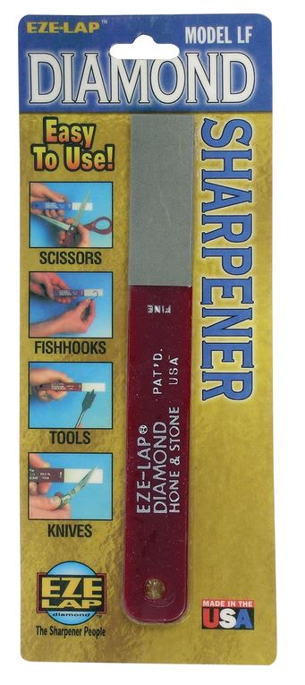 Diamond EZE-Lap Hone and Stone Sharpener Fine Red