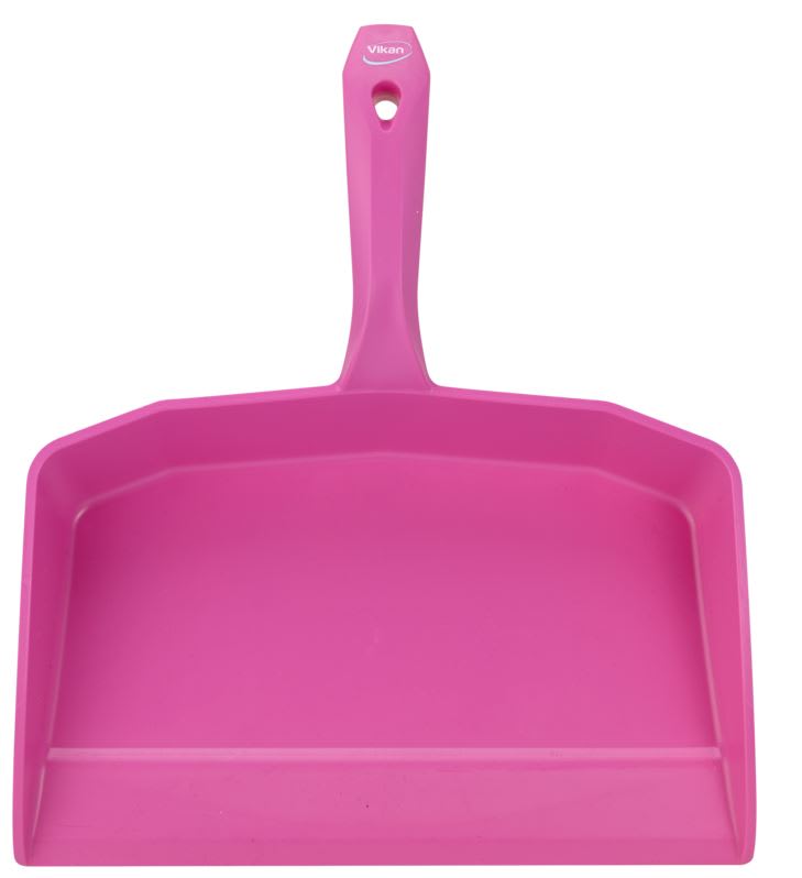 Vikan Heavy Duty Dustpan 100mmx295mmx330mm - HxWxL - Pink